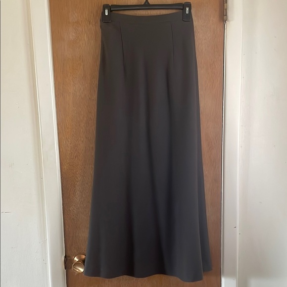 Elegant Brown Vintage Maxi Skirt Sz S - Picture 1 of 4